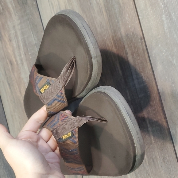 Teva Mens Sandals Flip Flop Flats shoes sz 12 - Picture 4 of 10